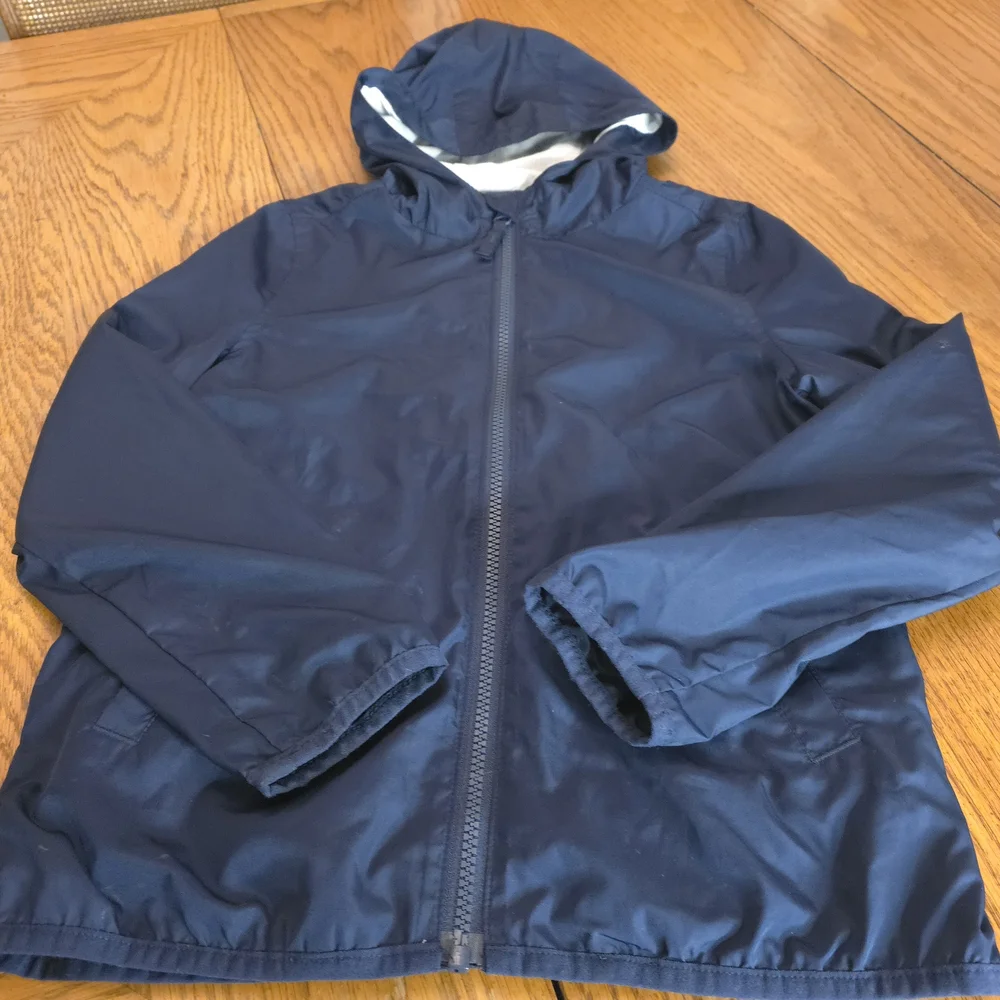 Old Navy‎ Girls' Dark Blue Hooded Raincoat